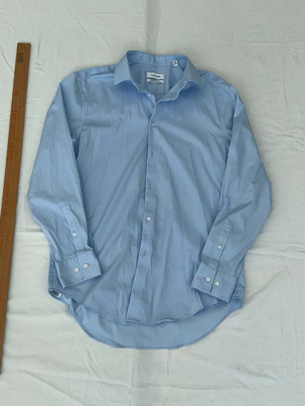 Calvin Klein Long Sleeve Dress Shirt Light Blue